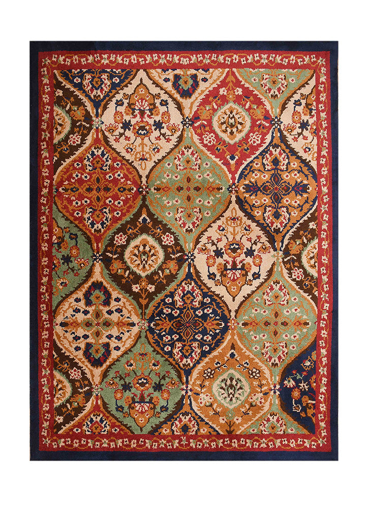 Exquisite Multi-Colored Ornate Rug