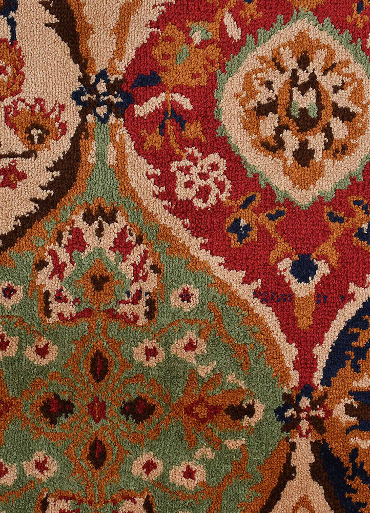 Exquisite Multi-Colored Ornate Rug