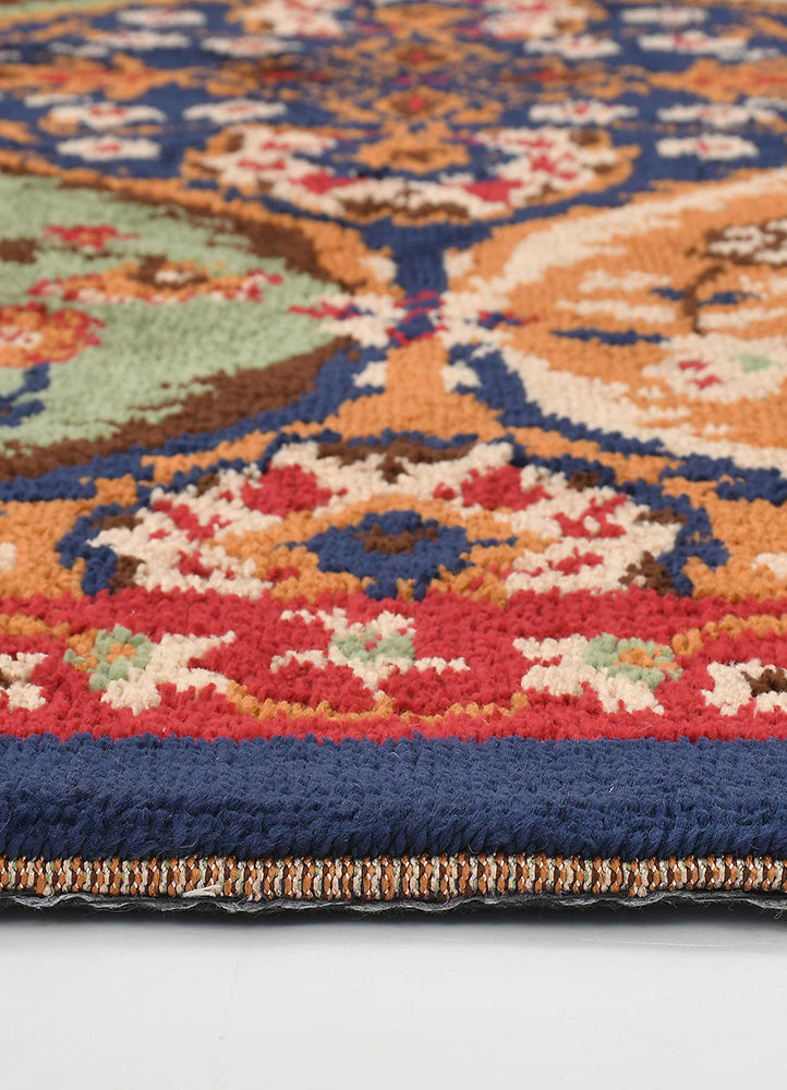 Exquisite Multi-Colored Ornate Rug