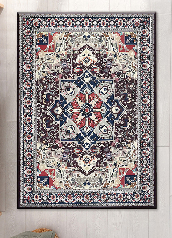 Richly Colored Oriental Patterned Rug