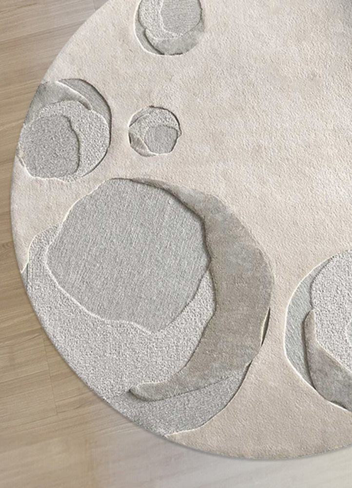 Pebble Effect Wool & Silk Carpet