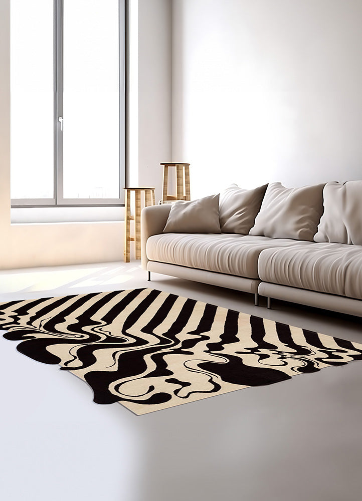 Yin & Yang Circle Wool Carpet