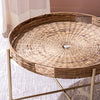 Luxurious Wicker Metal Center Table