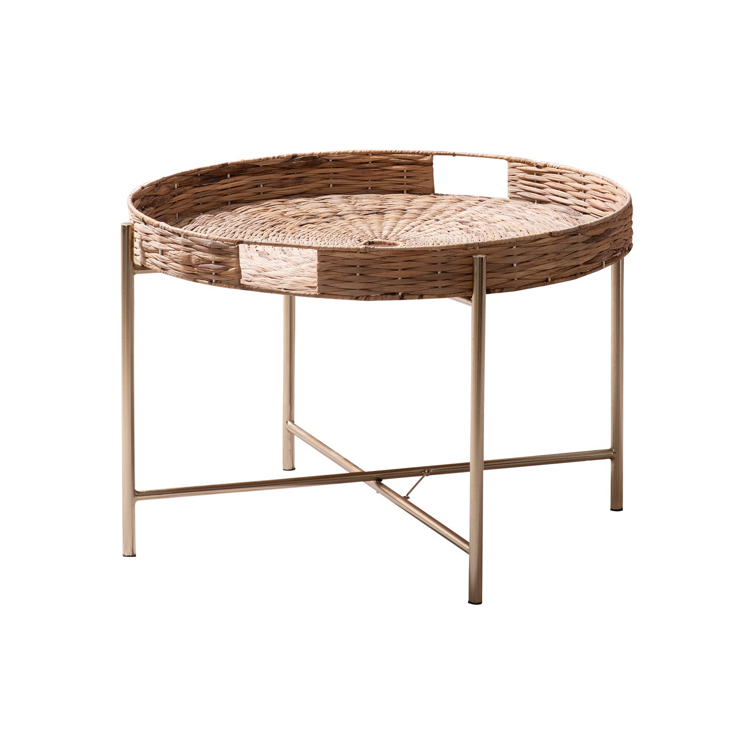 Luxurious Wicker Metal Center Table