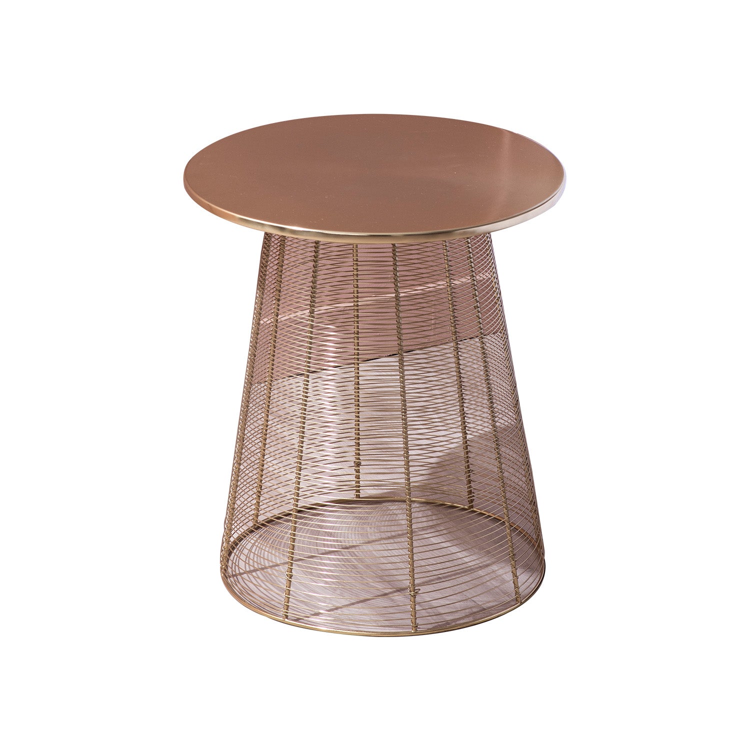 Premium Metal Mesh Side Table