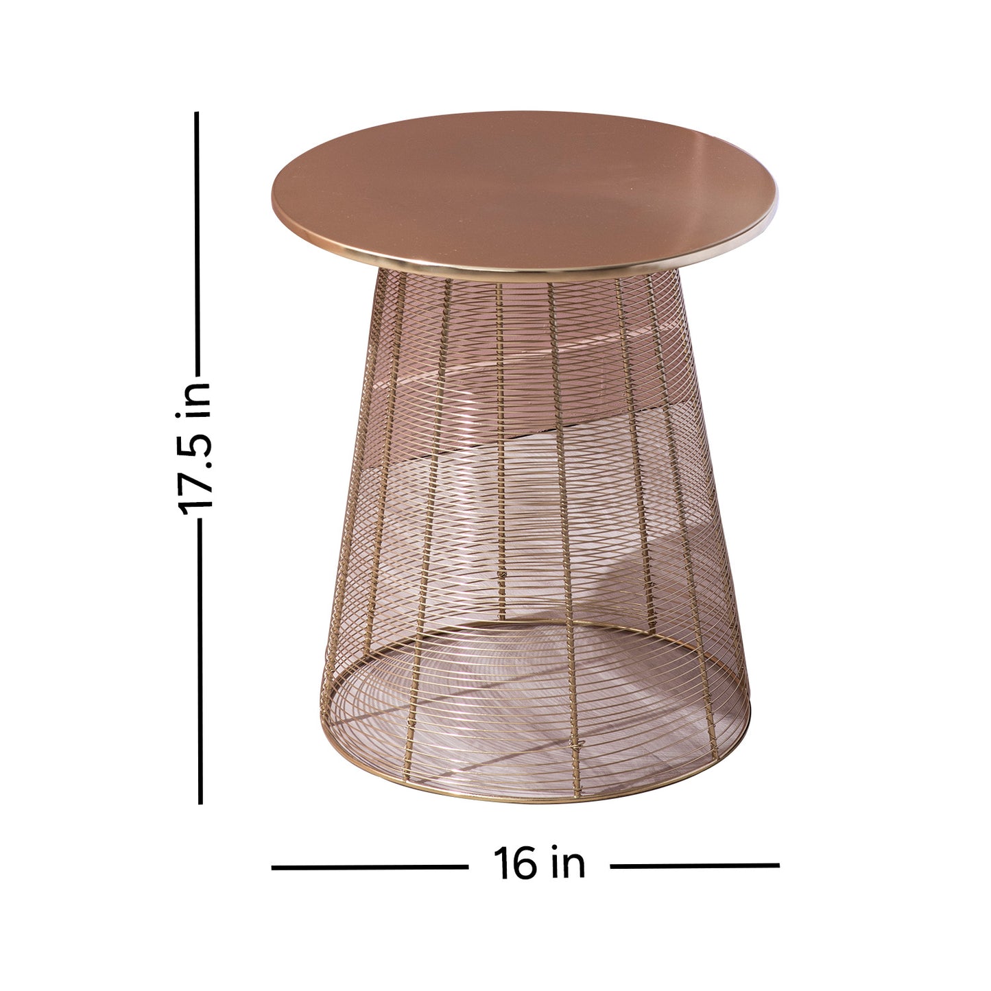 Premium Metal Mesh Side Table