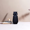 Luxurious Sage Black Metallic Vase