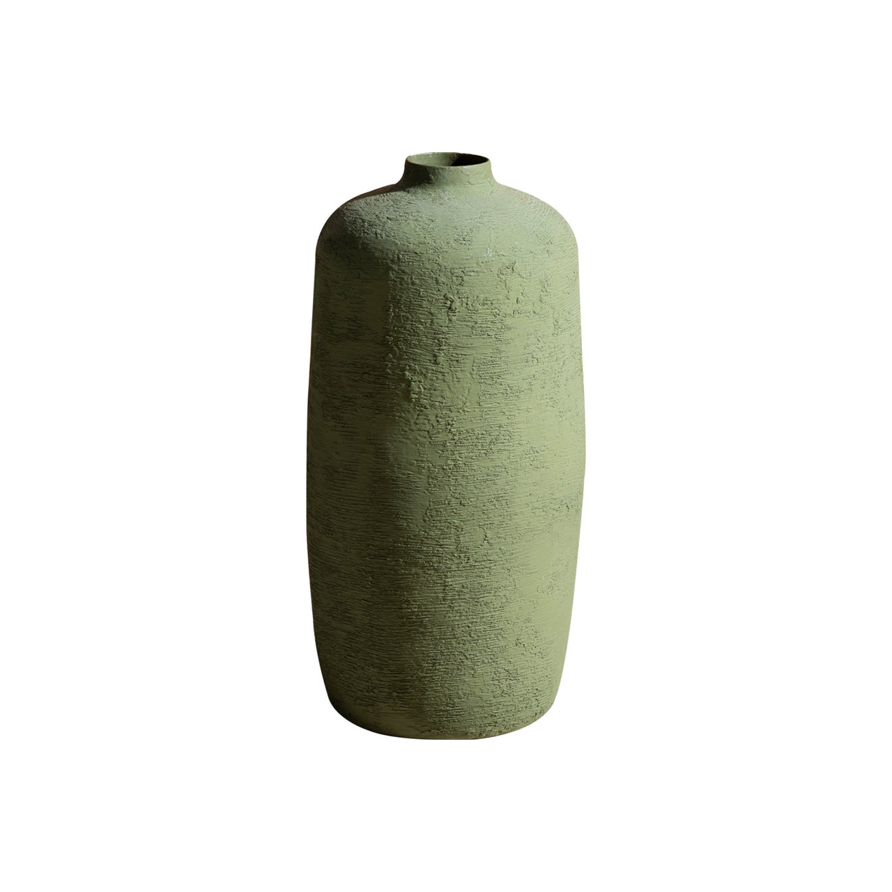 Sophisticated Sage Green Metallic Vase