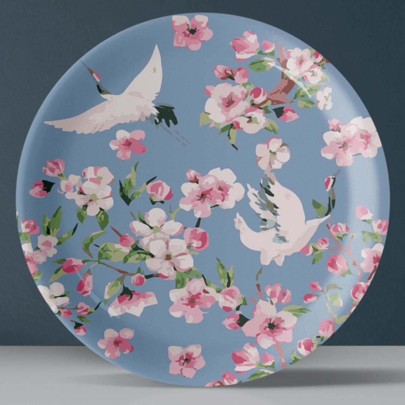 Victorian Flora Printed Wall Plate