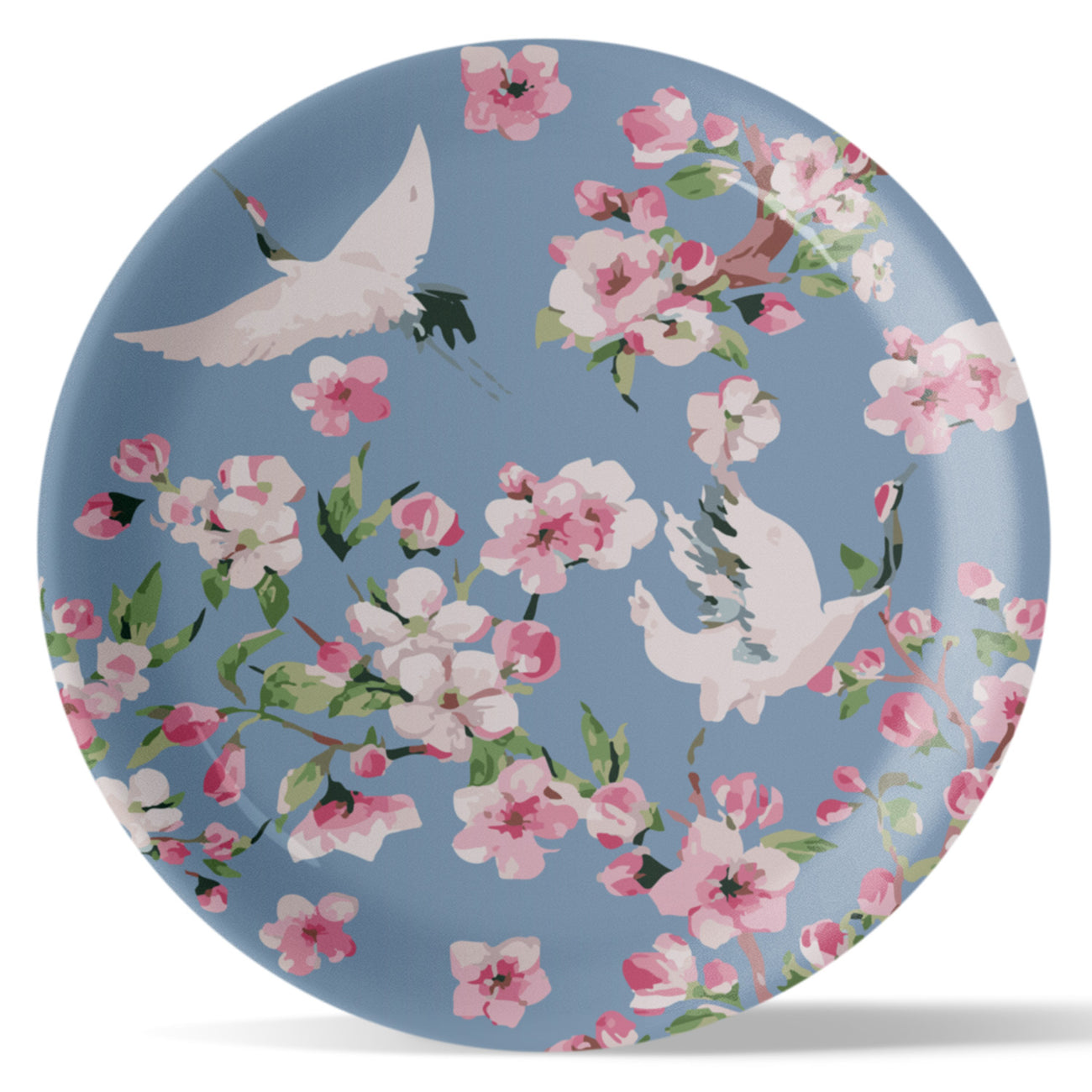 Victorian Flora Printed Wall Plate