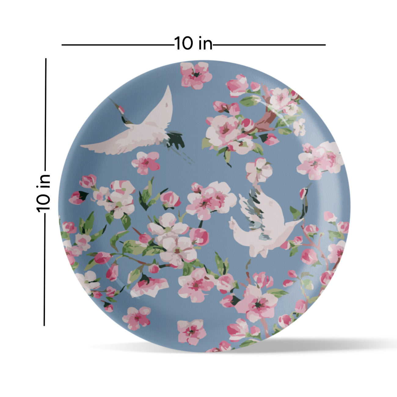 Victorian Flora Printed Wall Plate