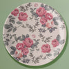 English Rose Printed Wall Plate