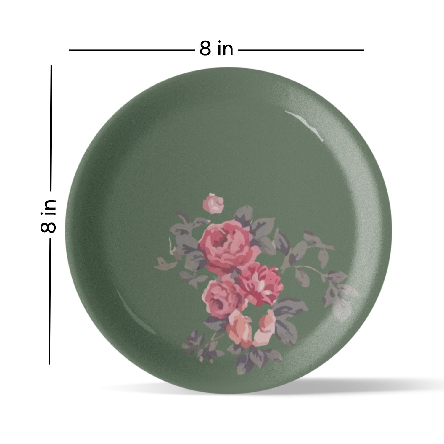 English Flaura Printed Wall Plate