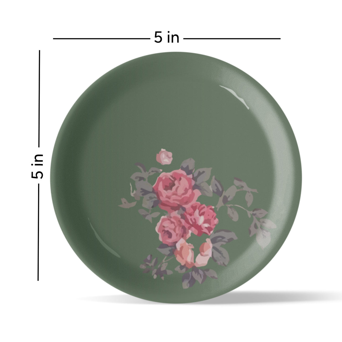 English Flaura Printed Wall Plate