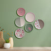 English Rose Wall Plates Set of 6