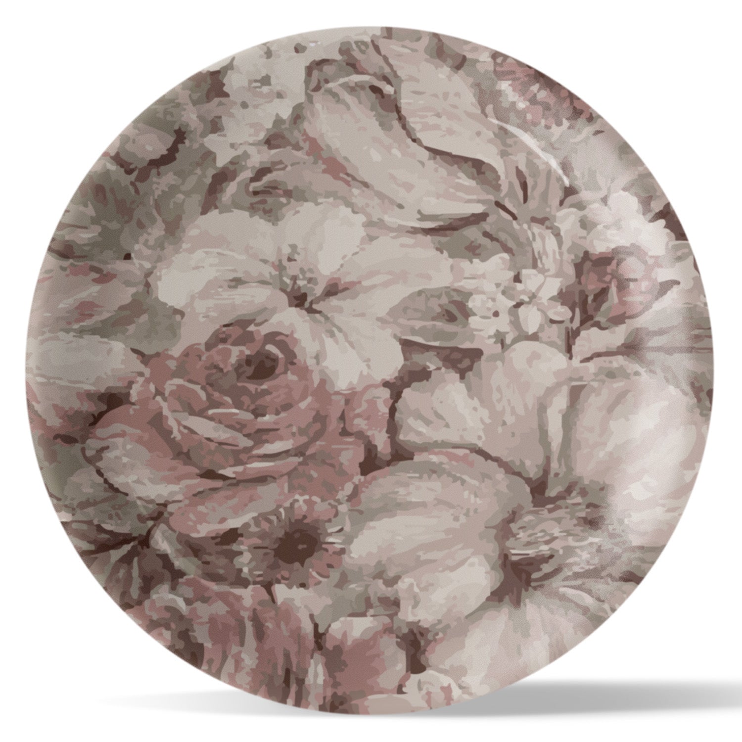 English Flower Wall Plate