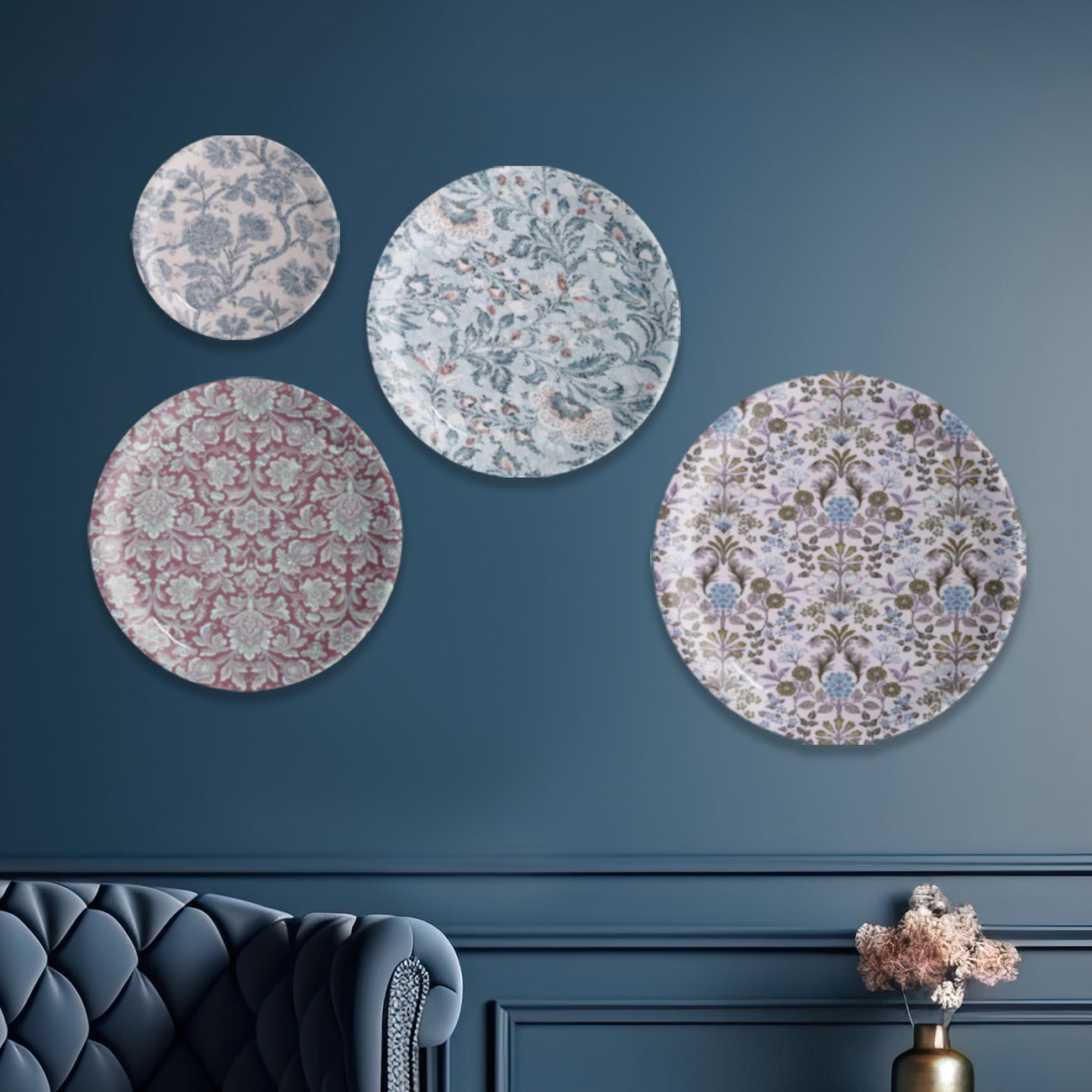 Ethnic Flower Wall Plate