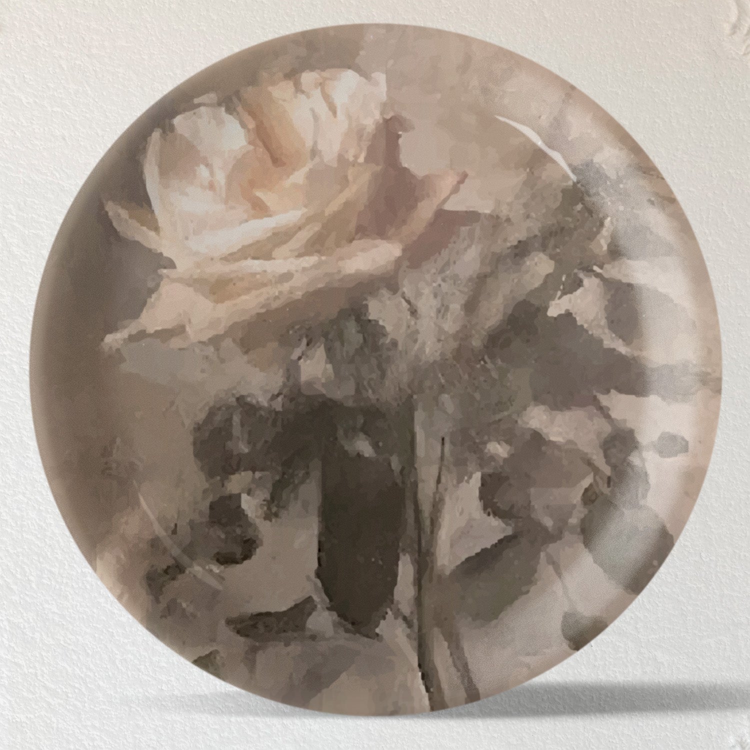 English Rose Wall Plate