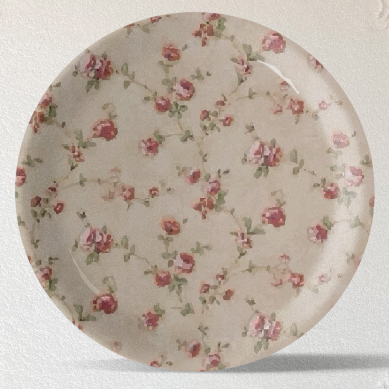 English Dainty Flower Wall Plate