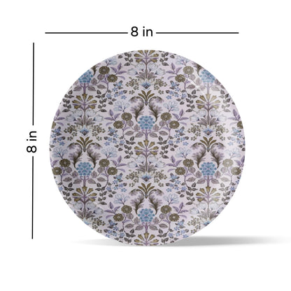 Ethnic Floral Wall Plate Set of 4