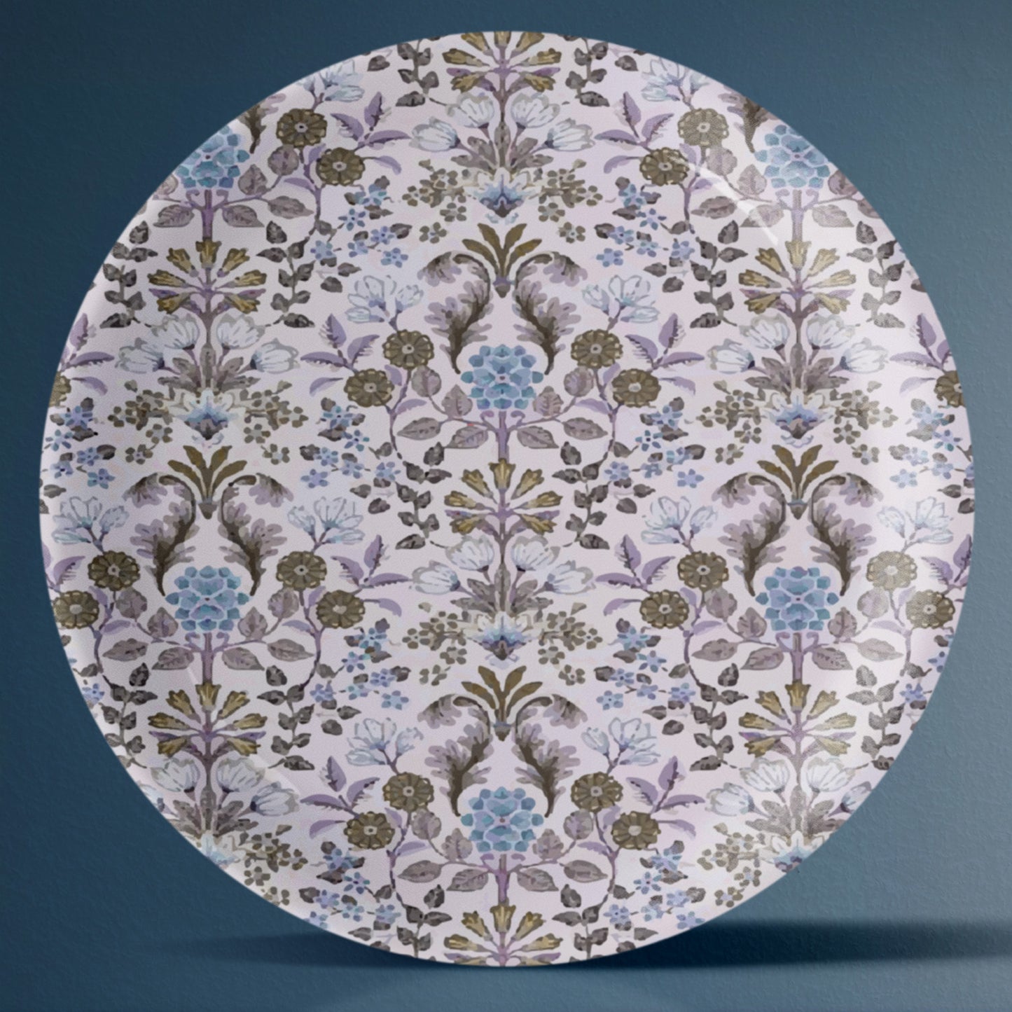 Ethnic Floral Wall Plate Set of 4