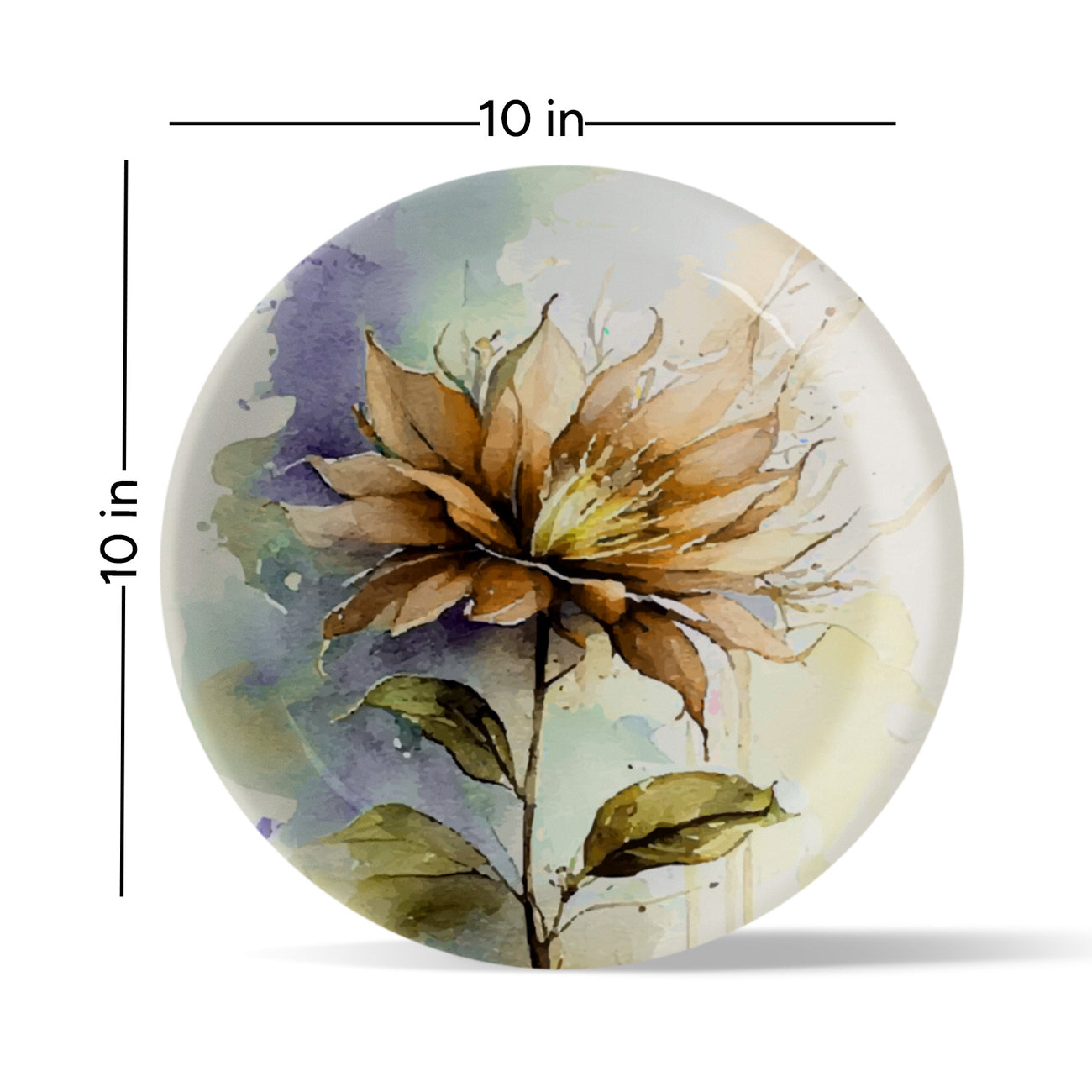 English Floral Wall Plate