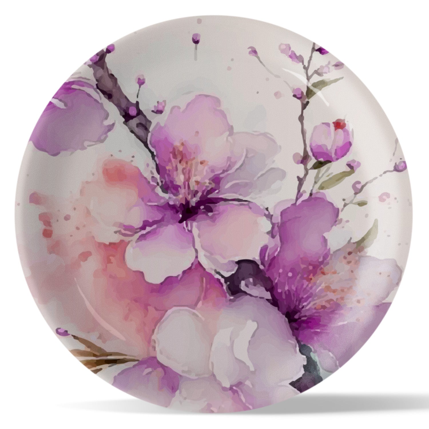 English Floral Wall Plate