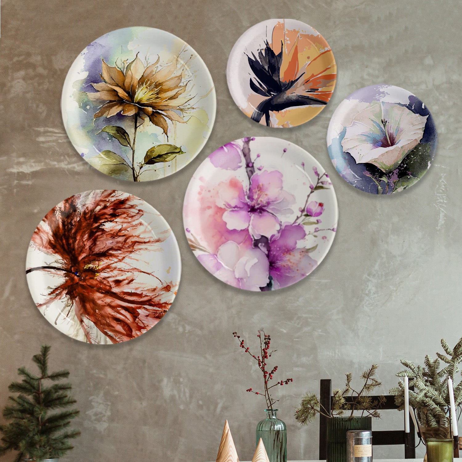 English Lily Wall Plate