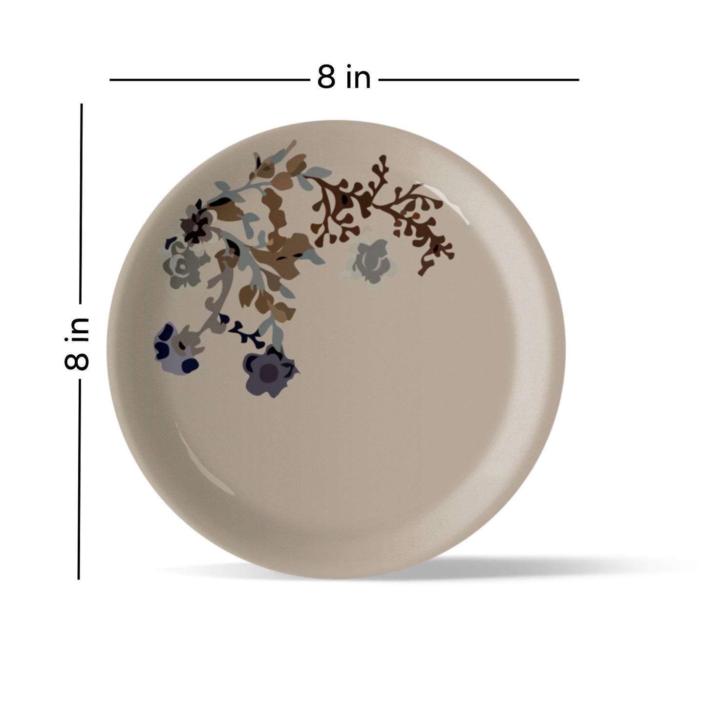 Classic Floral Wall Plates Sets of 4