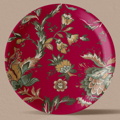 Ethnic Pink Wall Plate