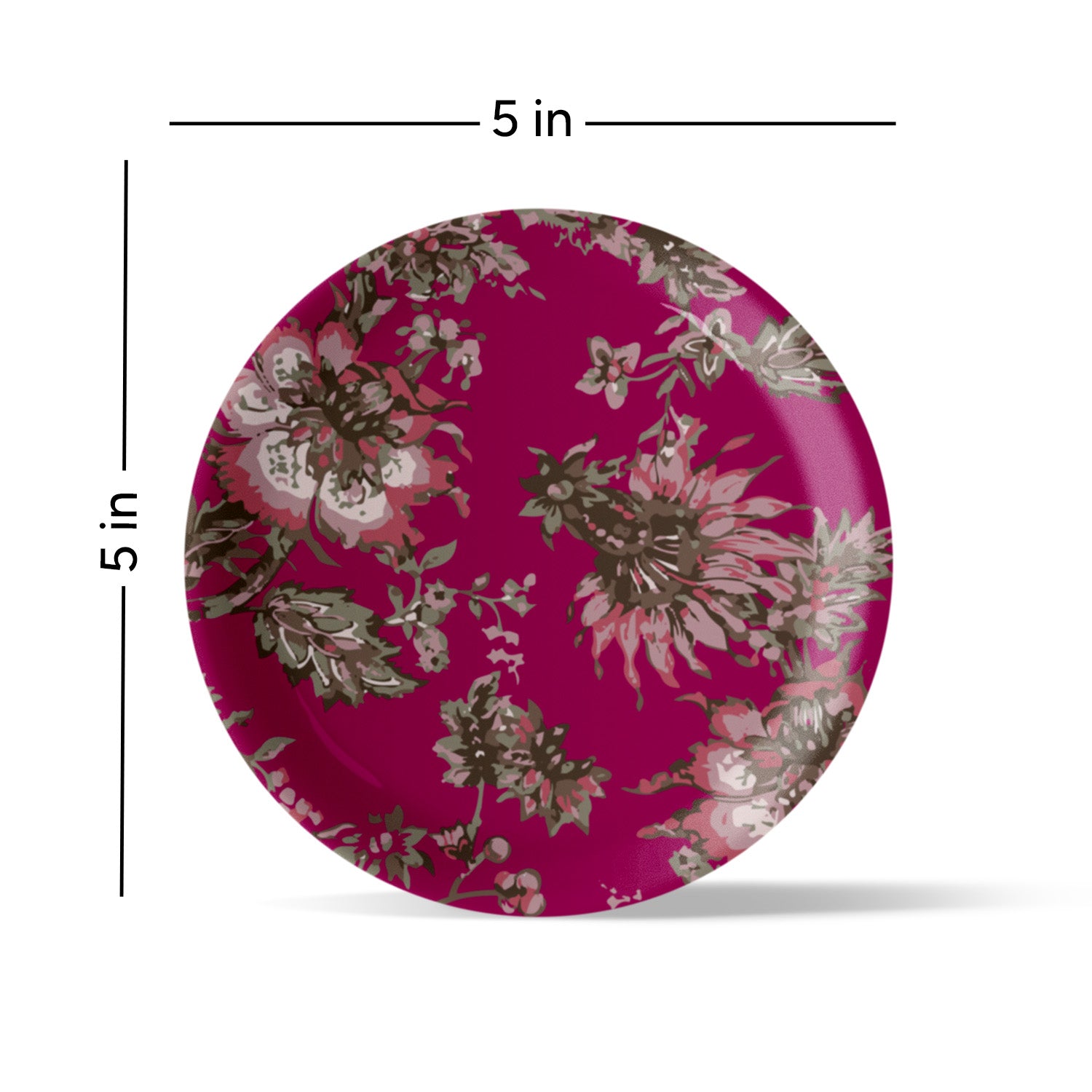 Ethnic Hot Pink Wall Plate