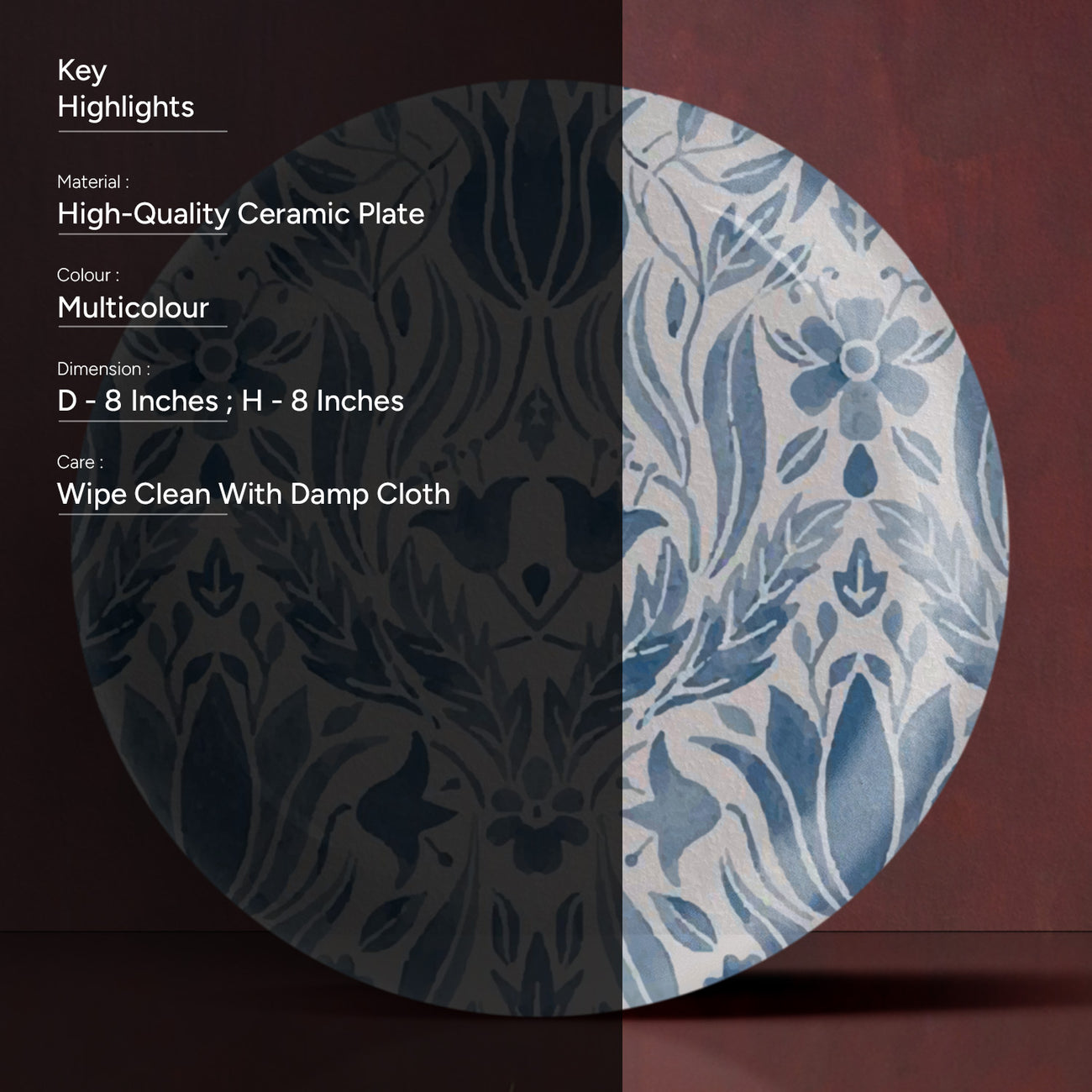 Indigo Classic Wall Plate