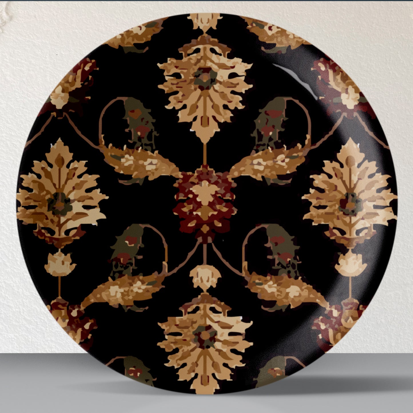 Contemporary Floral Wall Plate