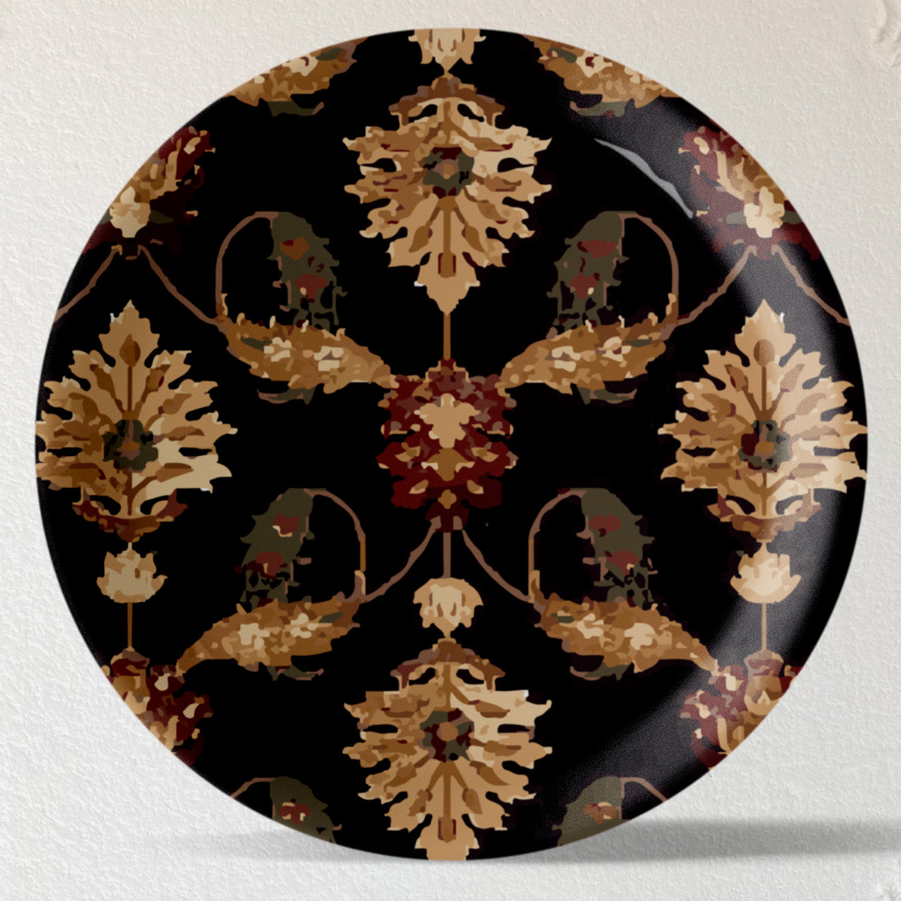 Contemporary Floral Wall Plate