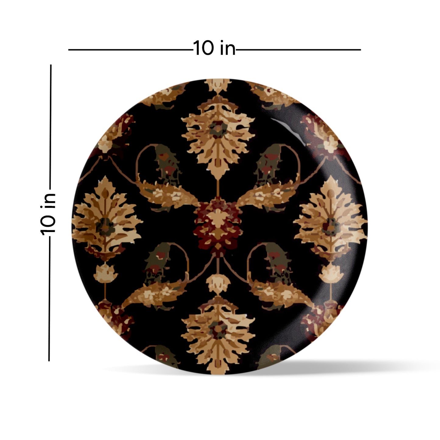 Contemporary Floral Wall Plate
