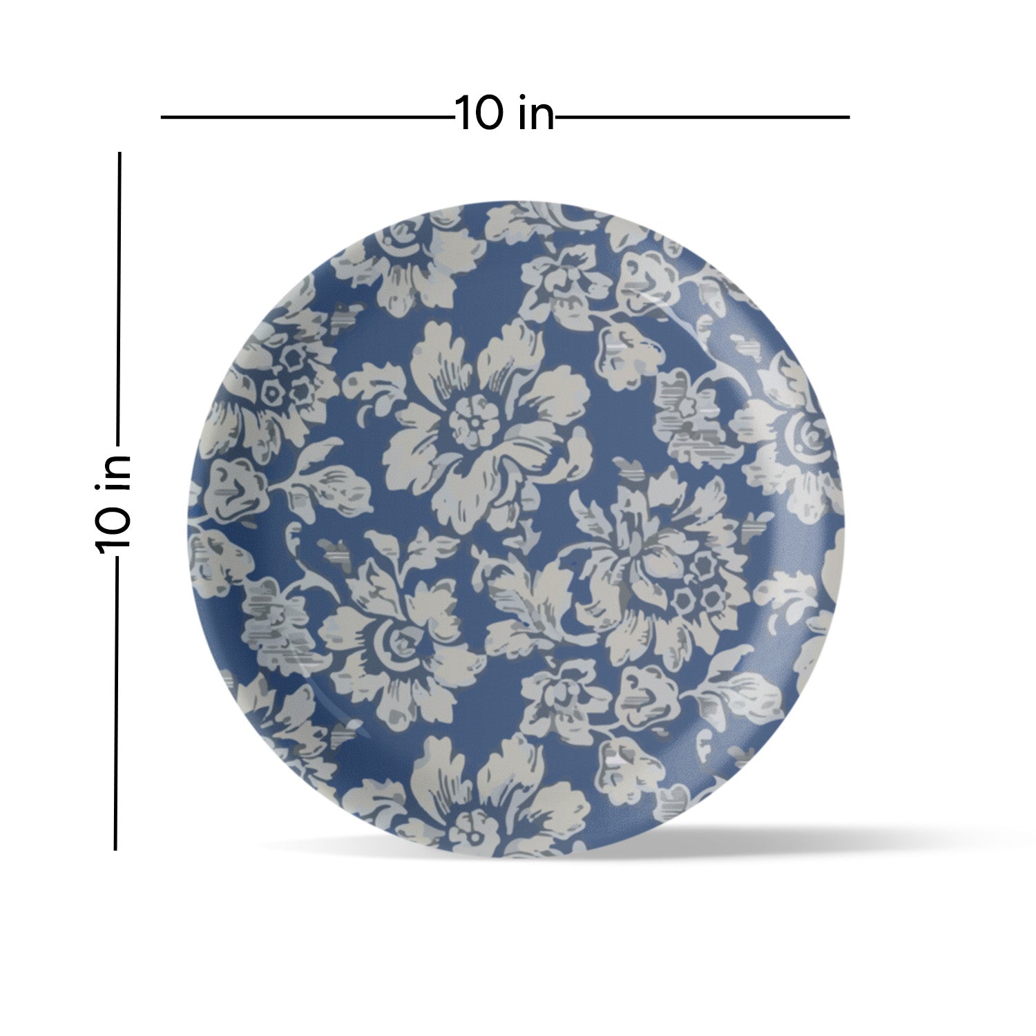 Indigo Heritage Wall Plates Set of 5