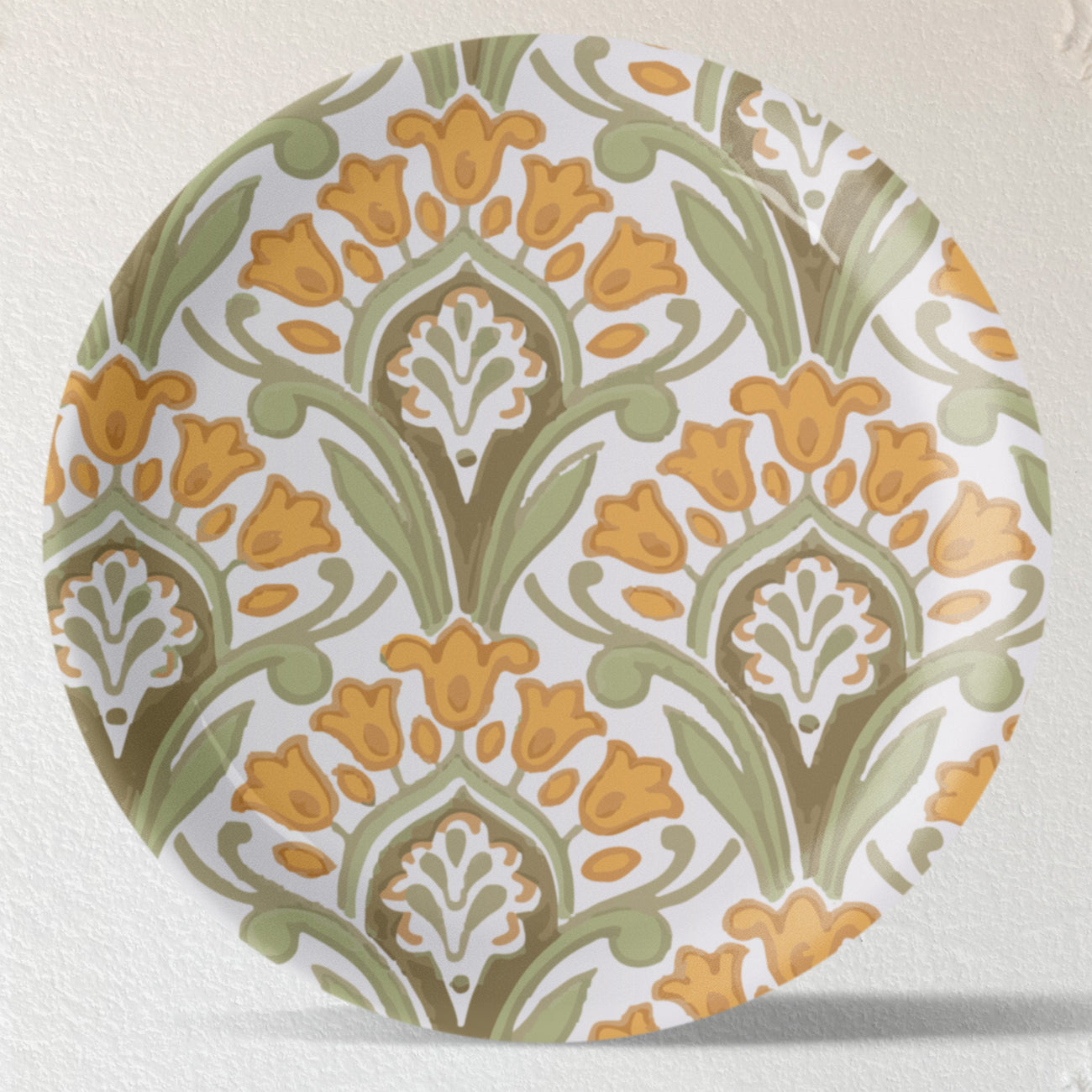 Contemporary Print Wall Plates Set of 4