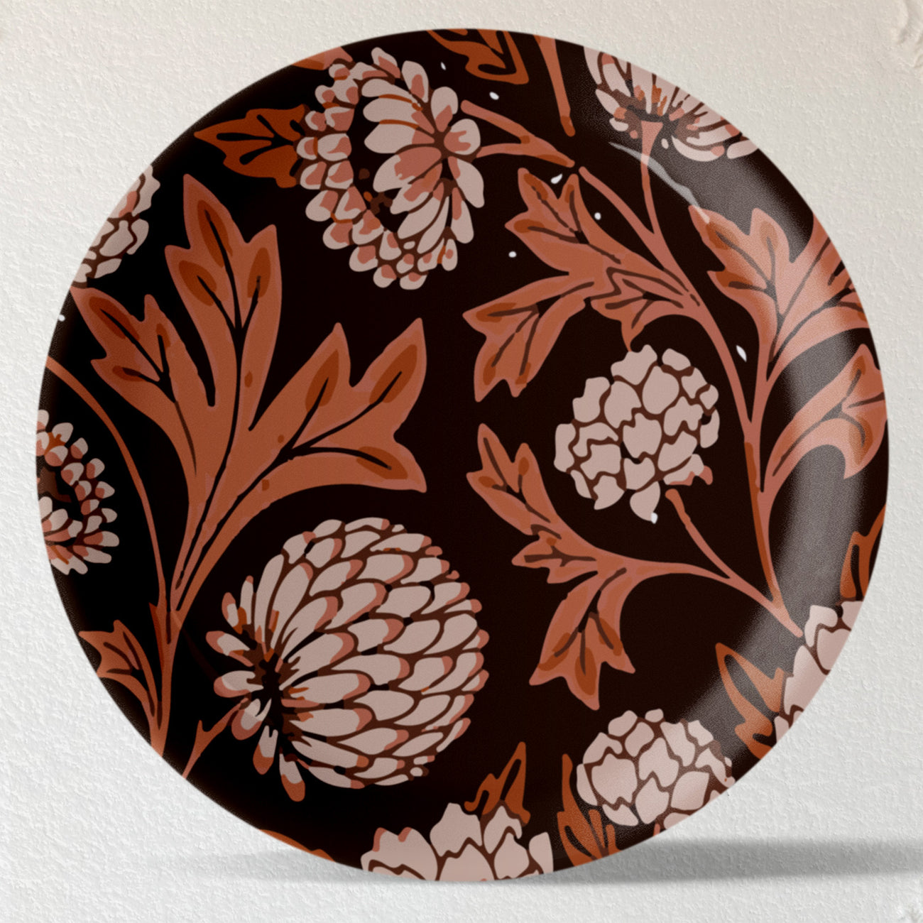 Contemporary Print Wall Plates Set of 4