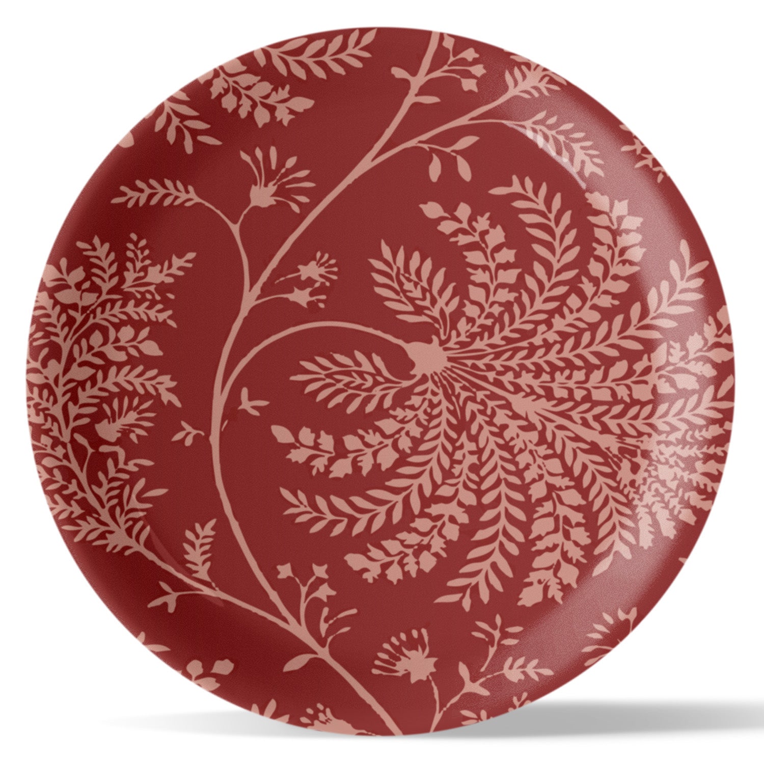 Bohemian Floral Porcelain Wall Plate