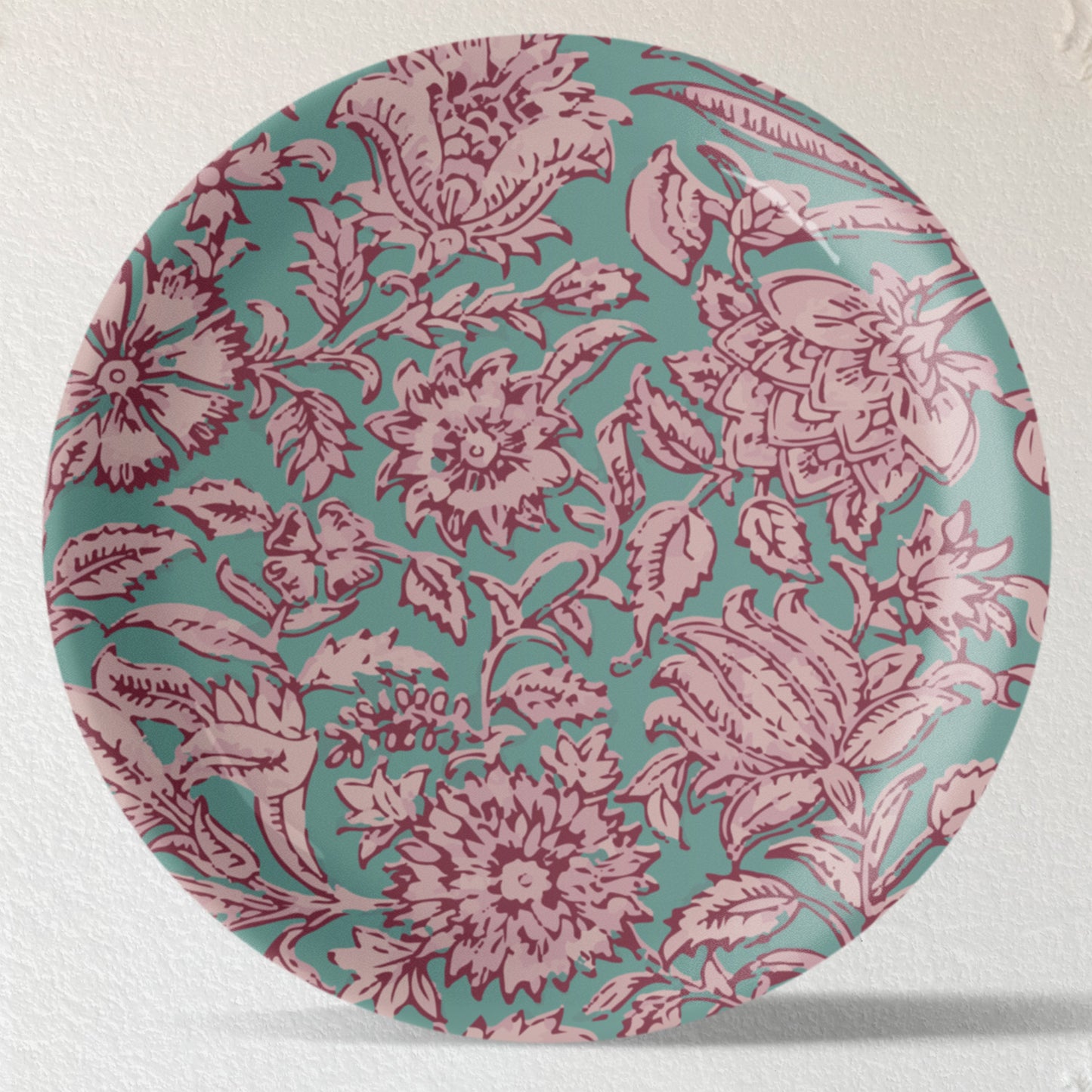 Ethnic Floral Printed Wall Plate