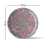 Ethnic Pink Floral Printed Wall Plate