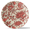 Ethnic Floral Printed Wall Plate White Base