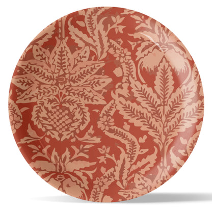 Ethnic Floral and Leaf Printed Wall Plate