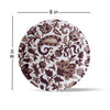 Paisley Print Porcelain Wall Plate