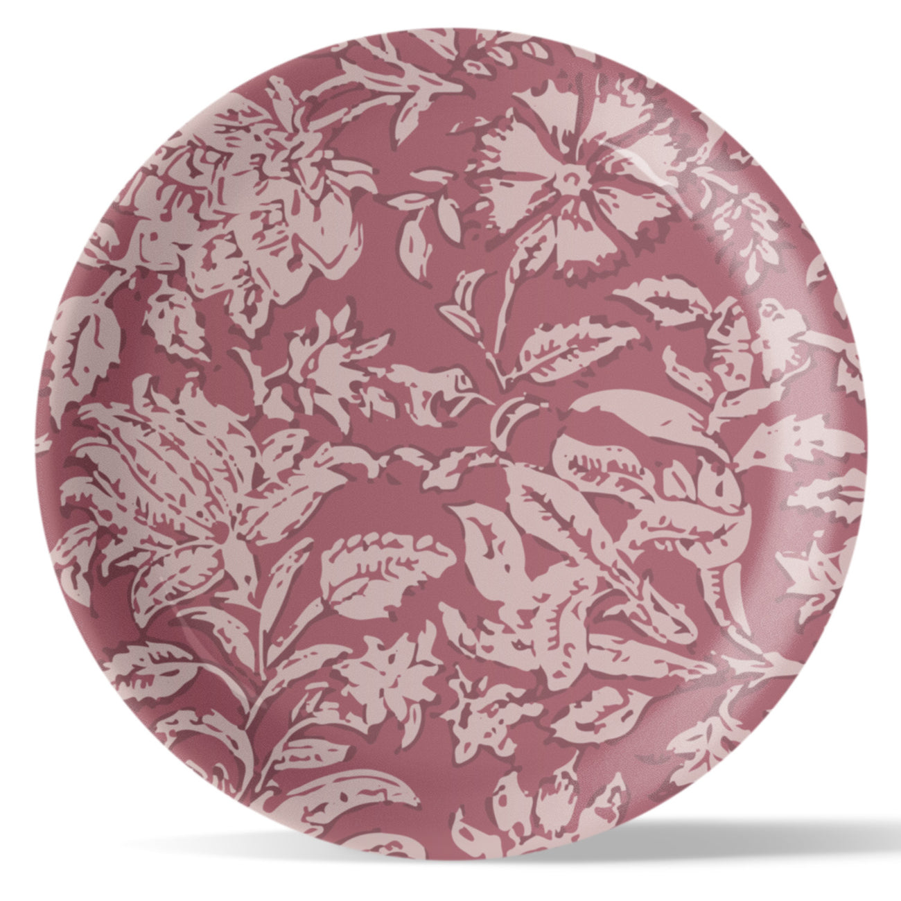 Ethnic Floral Design Wall Plate