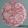 Ikat Print Porcelain Wall Plate Set of 5