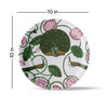 Pichwai Floral Print Porcelain Wall Plate