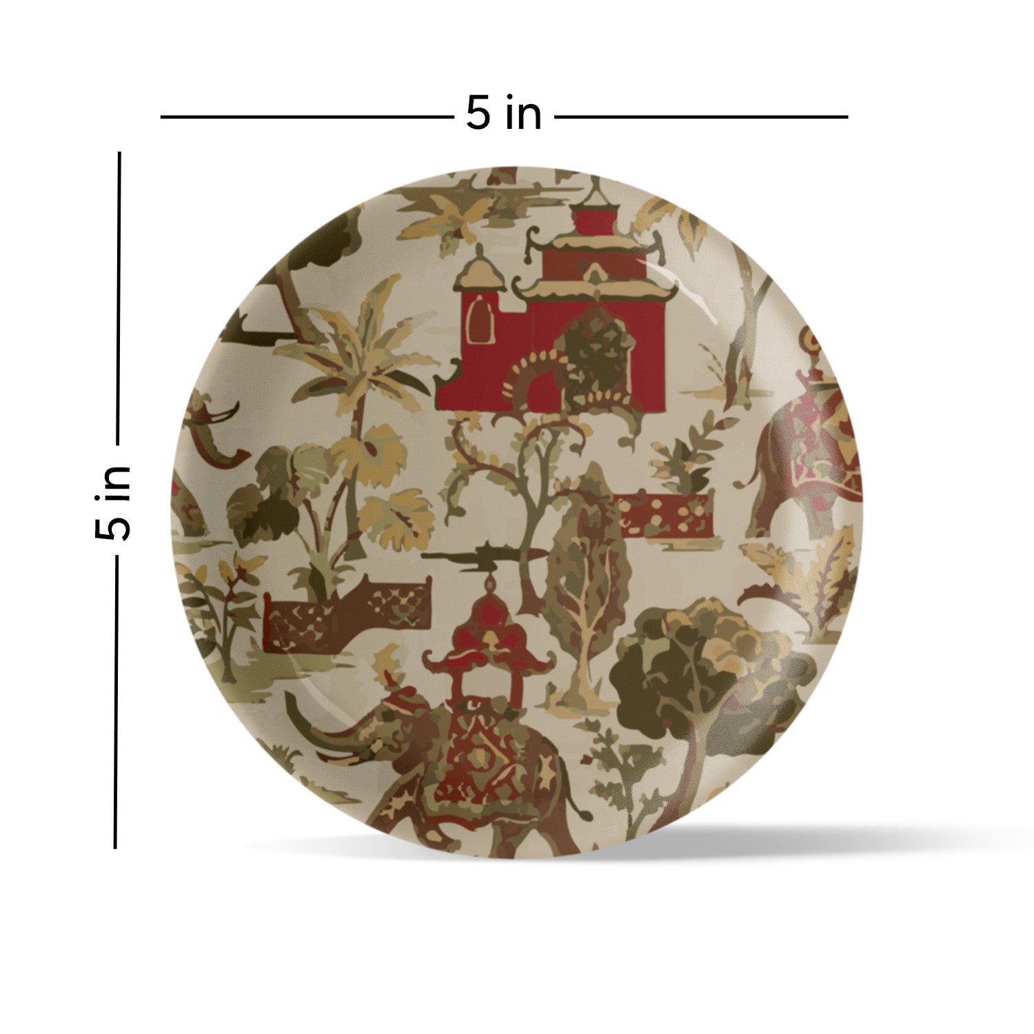 Rajasthani Rich Heritage Print Wall Plate