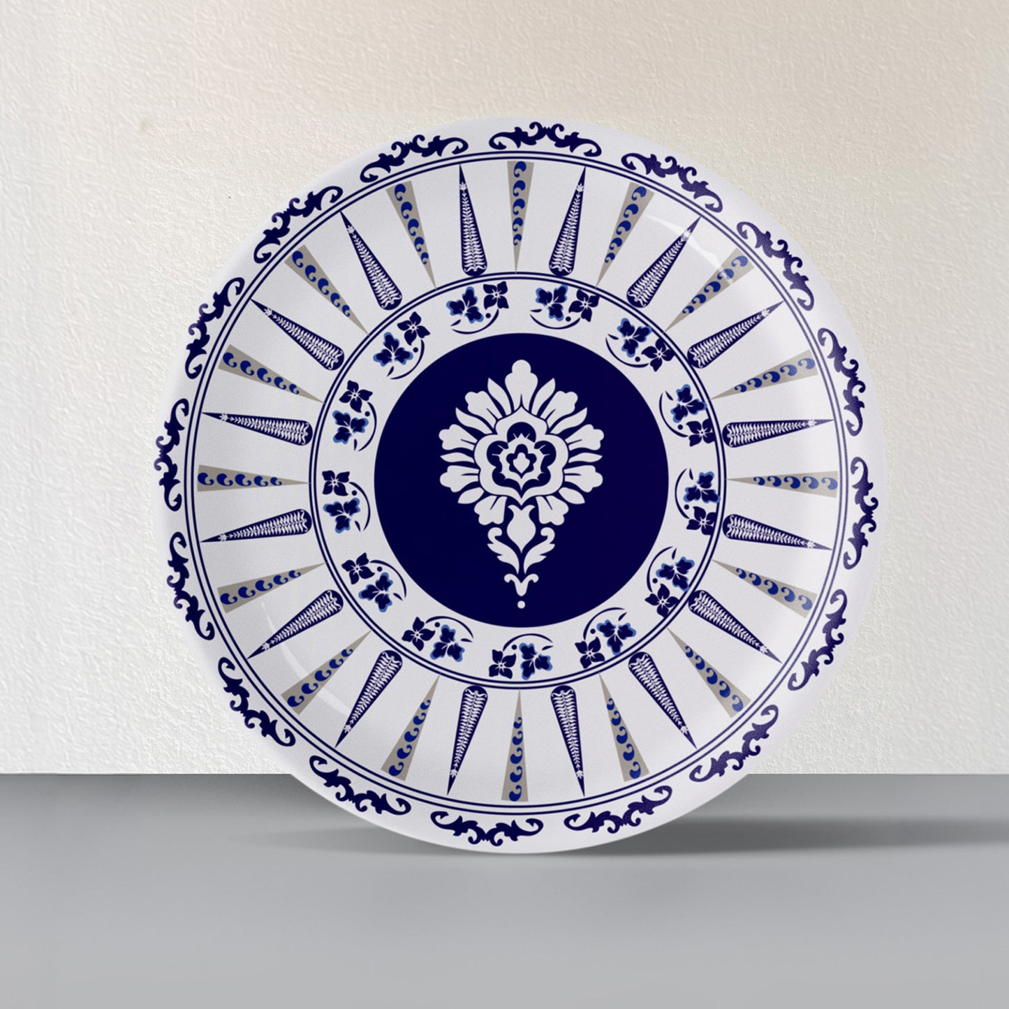 Elegant Blue Pottery Art for Every Space Wall Plate