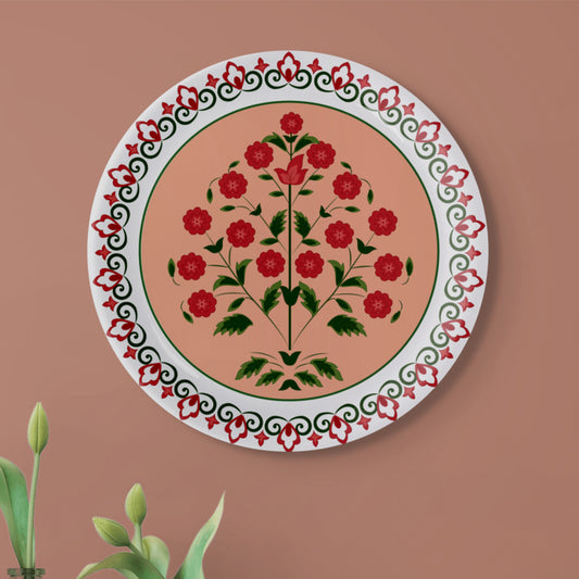 Mughal Garden-Inspired Tropical Elegance tree plate